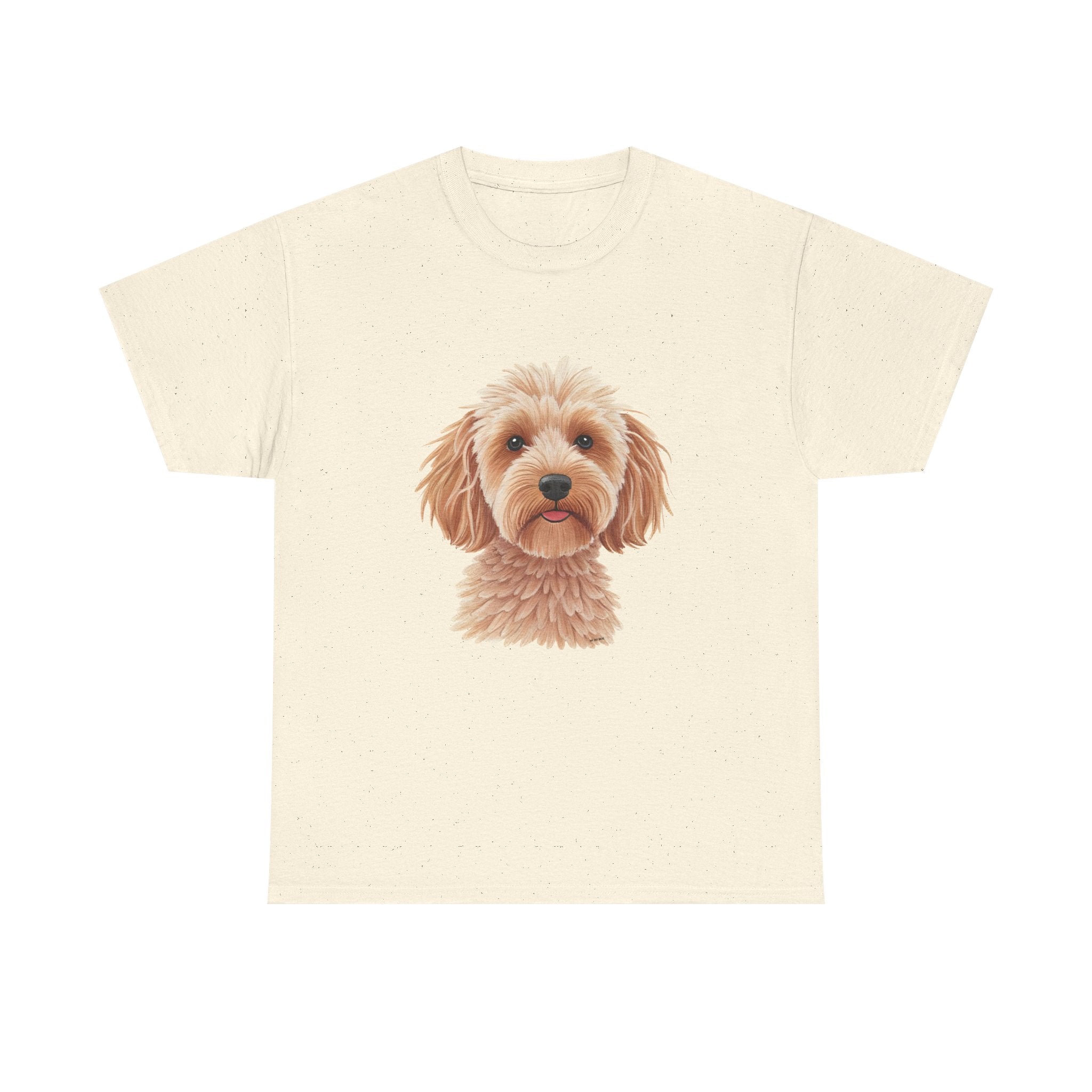 Light Cockapoo Printed T-Shirt 100% Cotton Novelty Cute Dog Tee Gift