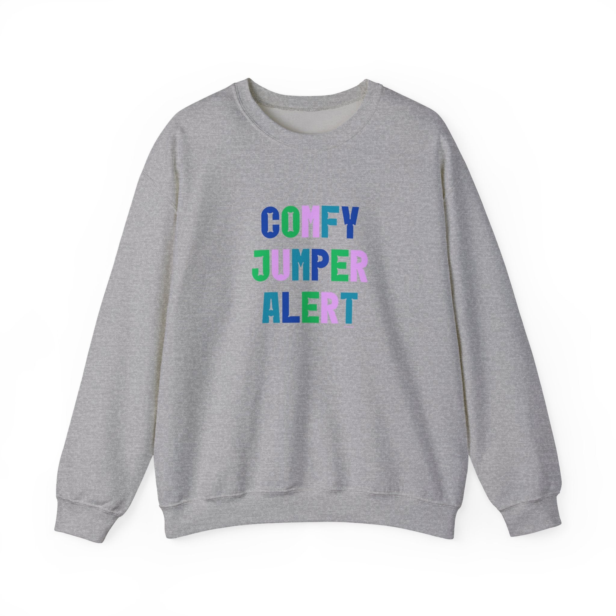 Comfy Jumper Alert Printed Crewneck Sweatshirt Pullover Retro Mum Sister Gift
