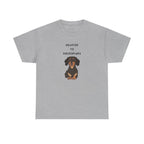 Devoted To Dachshunds Sausage Dog Printed T-Shirt 100% Cotton Novelty Cute Dog Tee Gift