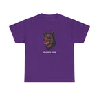 Halloween Hound Printed T-Shirt 100% Cotton Novelty Scary Halloween Dog Tee