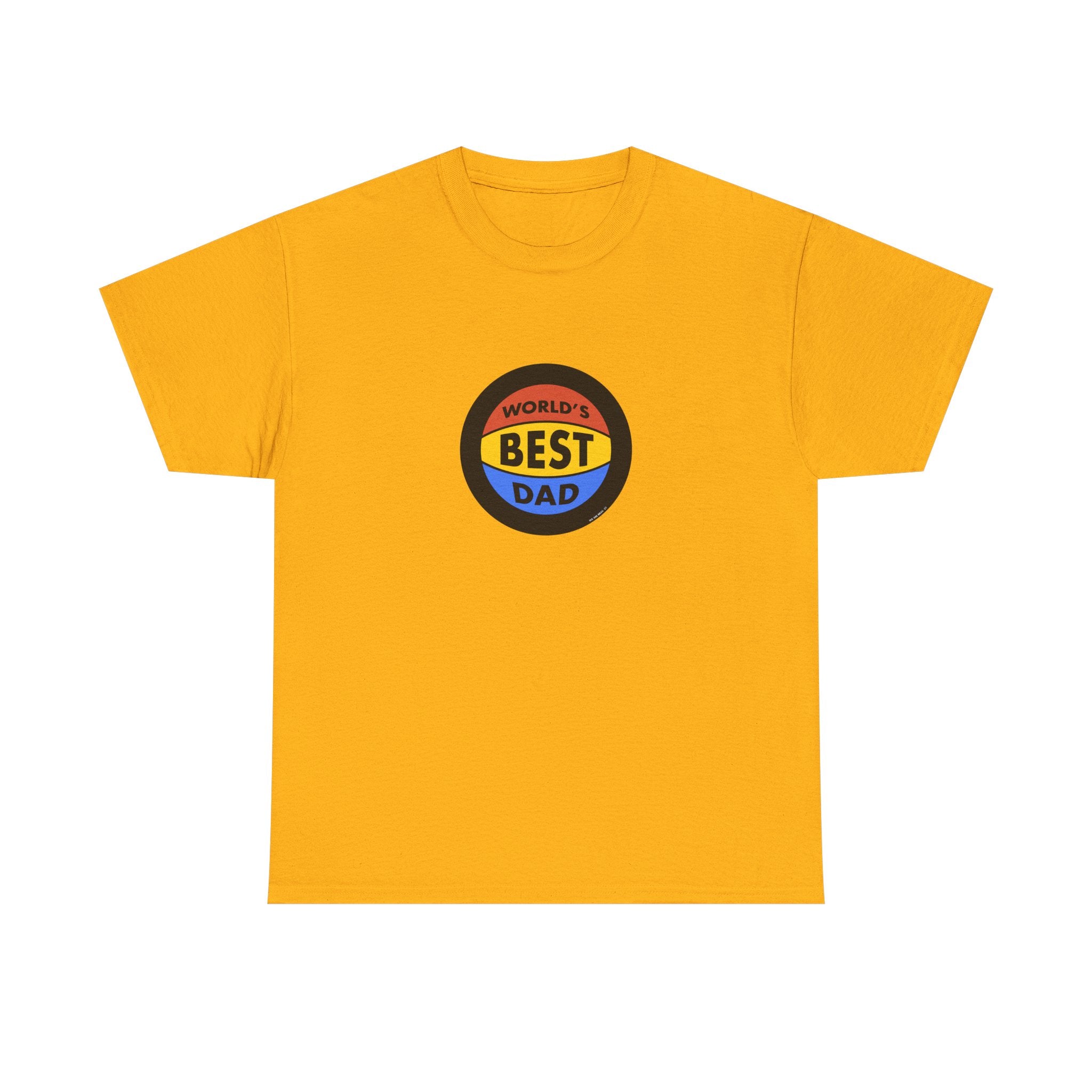 World's Best Dad Basketball Printed T-Shirt 100% Cotton Novelty Dad Tee Birthday Father's Day Gift