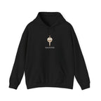Haunted Skull & Dagger Printed Hoodie Unisex Hooded Sweatshirt Creepy Halloween Clothing Goth Gift