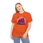 Haunted House Printed T-Shirt 100% Cotton Novelty Scary Halloween Tee