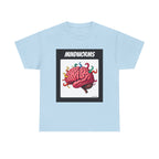 Mindworms Brain Printed T-Shirt 100% Cotton Weird Retro Novelty Worms Tee