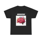Mindworms Brain Printed T-Shirt 100% Cotton Weird Retro Novelty Worms Tee