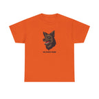 Halloween Hound Printed T-Shirt 100% Cotton Novelty Scary Halloween Dog Tee