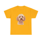 Light Cockapoo Printed T-Shirt 100% Cotton Novelty Cute Dog Tee Gift