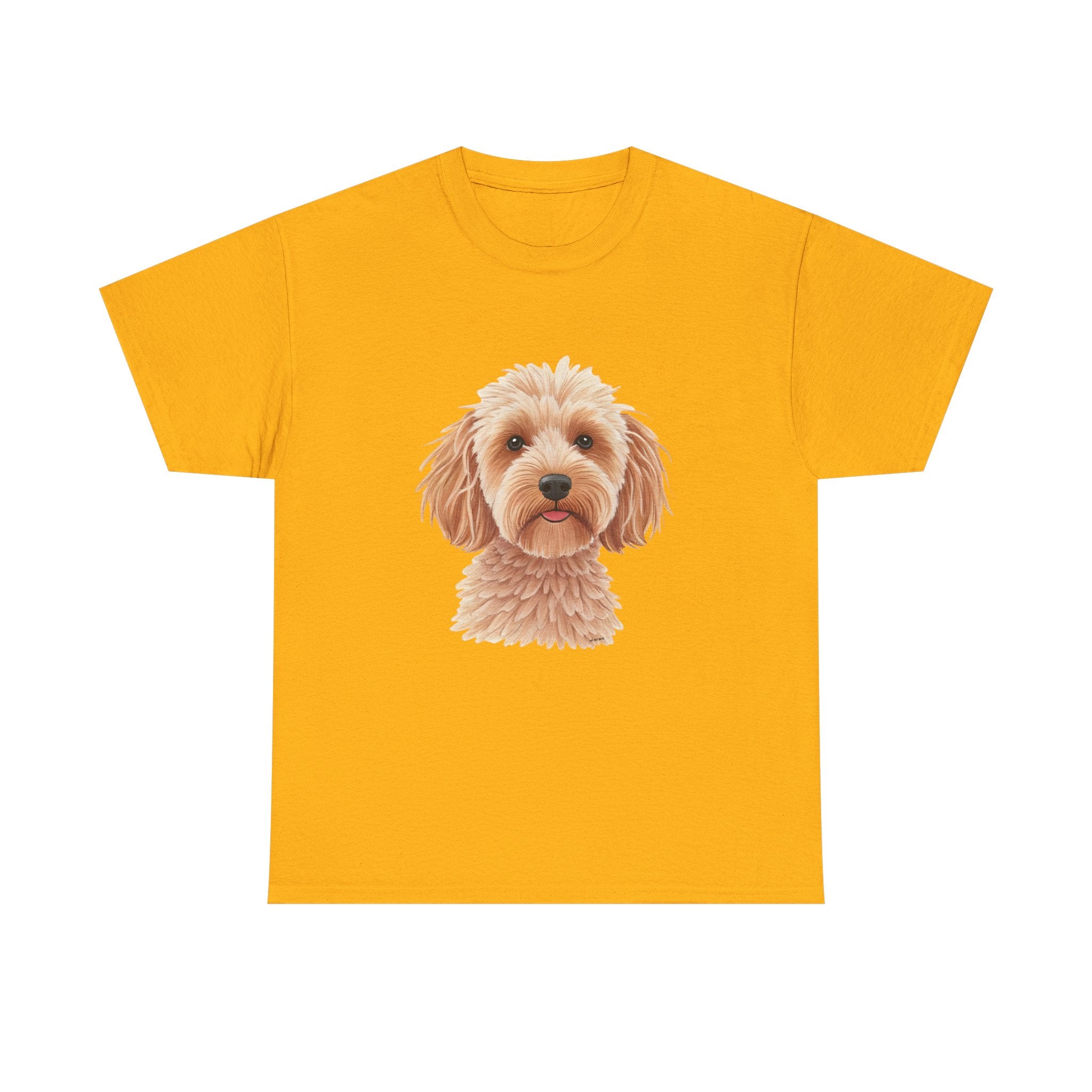 Light Cockapoo Printed T-Shirt 100% Cotton Novelty Cute Dog Tee Gift
