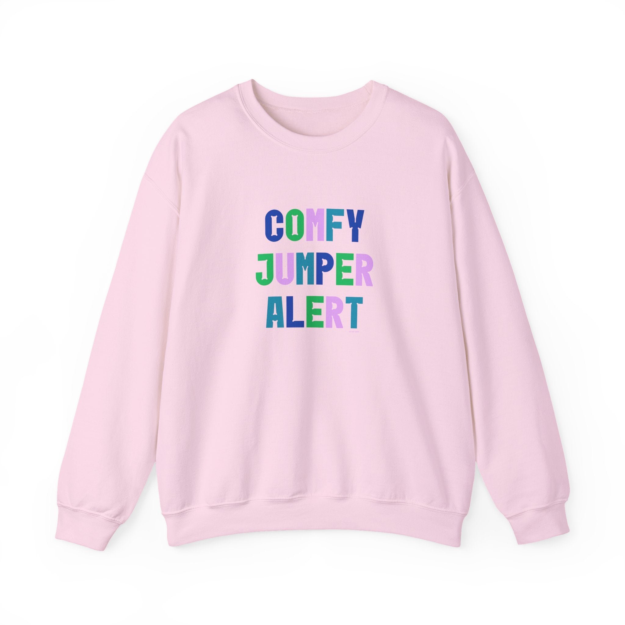 Comfy Jumper Alert Printed Crewneck Sweatshirt Pullover Retro Mum Sister Gift
