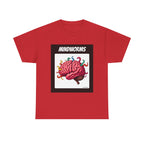 Mindworms Brain Printed T-Shirt 100% Cotton Weird Retro Novelty Worms Tee