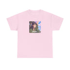 Travel Anime Girl Printed T-Shirt 100% Cotton Novelty Travelling Island Sunshine Tee Gift