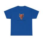 Memento Mori Devil Printed T-Shirt 100% Cotton Halloween Scary Satan Tee Gift
