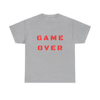 Game Over Printed T-Shirt 100% Cotton Novelty Gamer Tee Gift