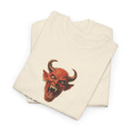 Memento Mori Devil Printed T-Shirt 100% Cotton Halloween Scary Satan Tee Gift