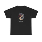 Sneaky Snake Printed T-Shirt 100% Cotton Novelty Scary Halloween Tee