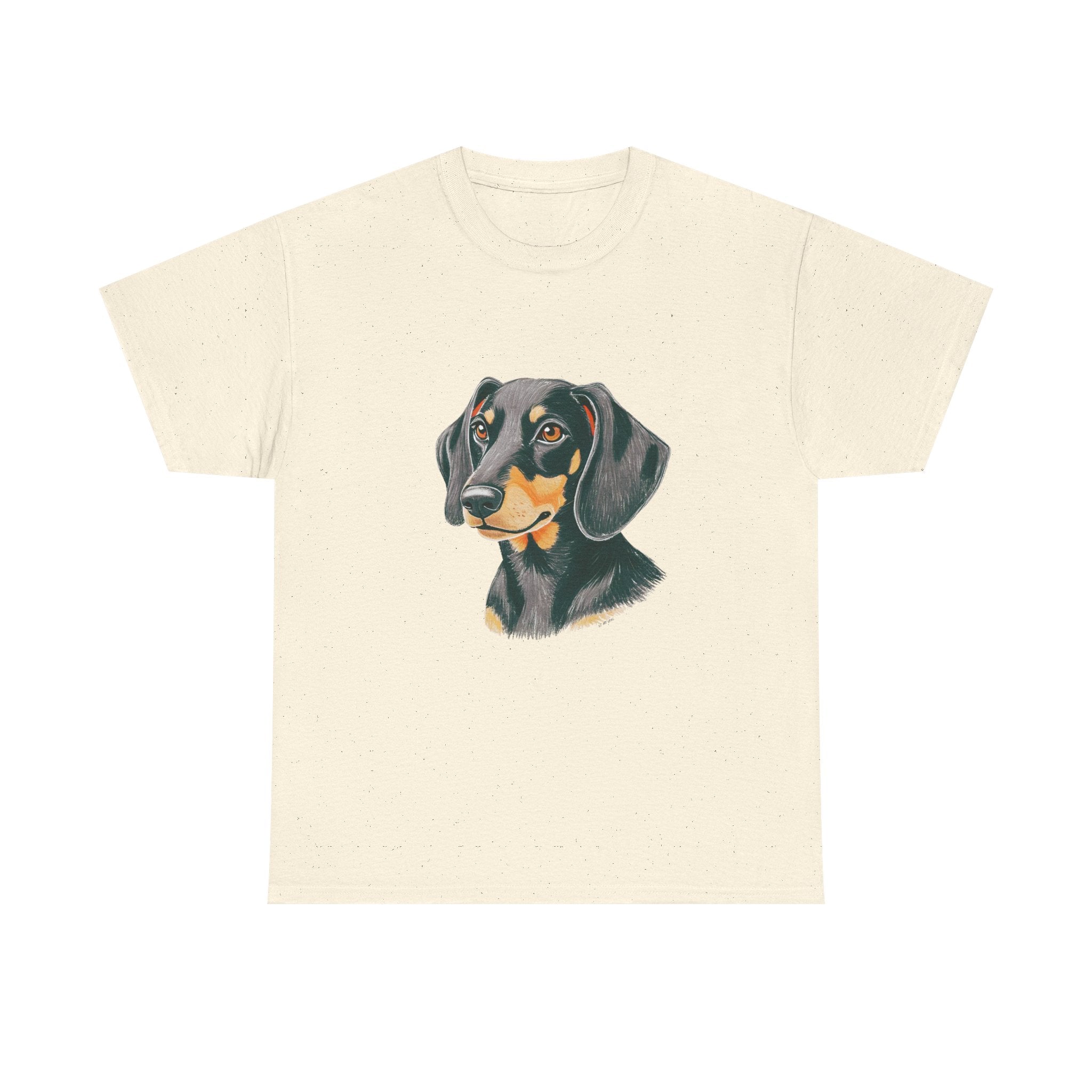 Dachsund Sausage Dog Printed T-Shirt 100% Cotton Novelty Cute Dog Tee Gift