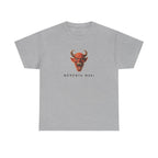 Memento Mori Devil Printed T-Shirt 100% Cotton Halloween Scary Satan Tee Gift