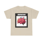 Mindworms Brain Printed T-Shirt 100% Cotton Weird Retro Novelty Worms Tee