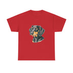 Dachsund Sausage Dog Printed T-Shirt 100% Cotton Novelty Cute Dog Tee Gift