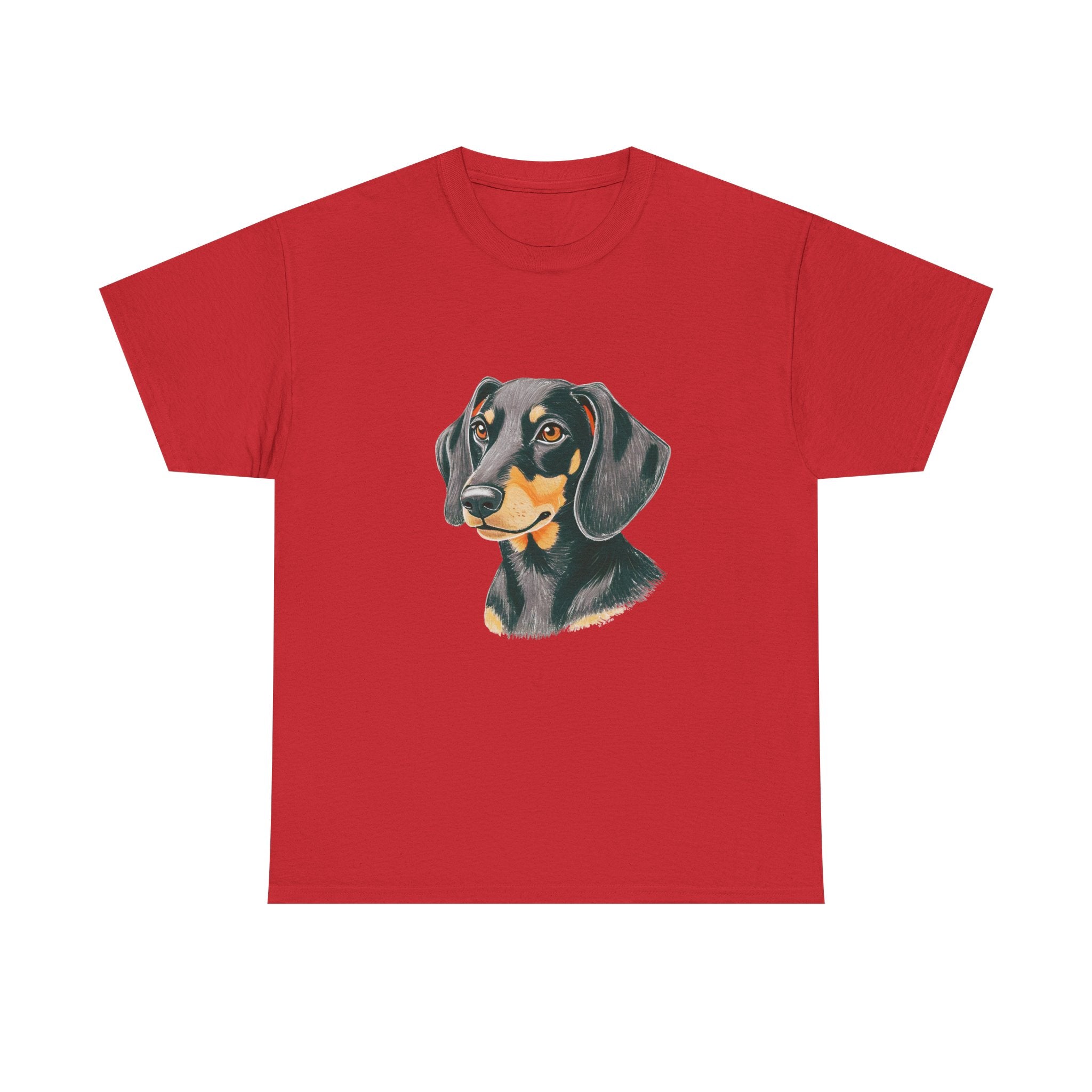 Dachsund Sausage Dog Printed T-Shirt 100% Cotton Novelty Cute Dog Tee Gift
