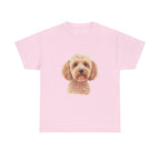 Light Cockapoo Printed T-Shirt 100% Cotton Novelty Cute Dog Tee Gift