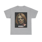 Mombie Halloween Printed T-Shirt 100% Cotton Scary Novelty Mom Zombie Tee