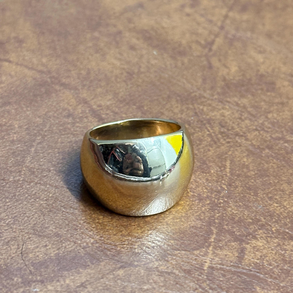 Vintage Costume Ring Bundle Silver/Gold Tone Ring Collection 4 Pieces Size Q 1/2 - R