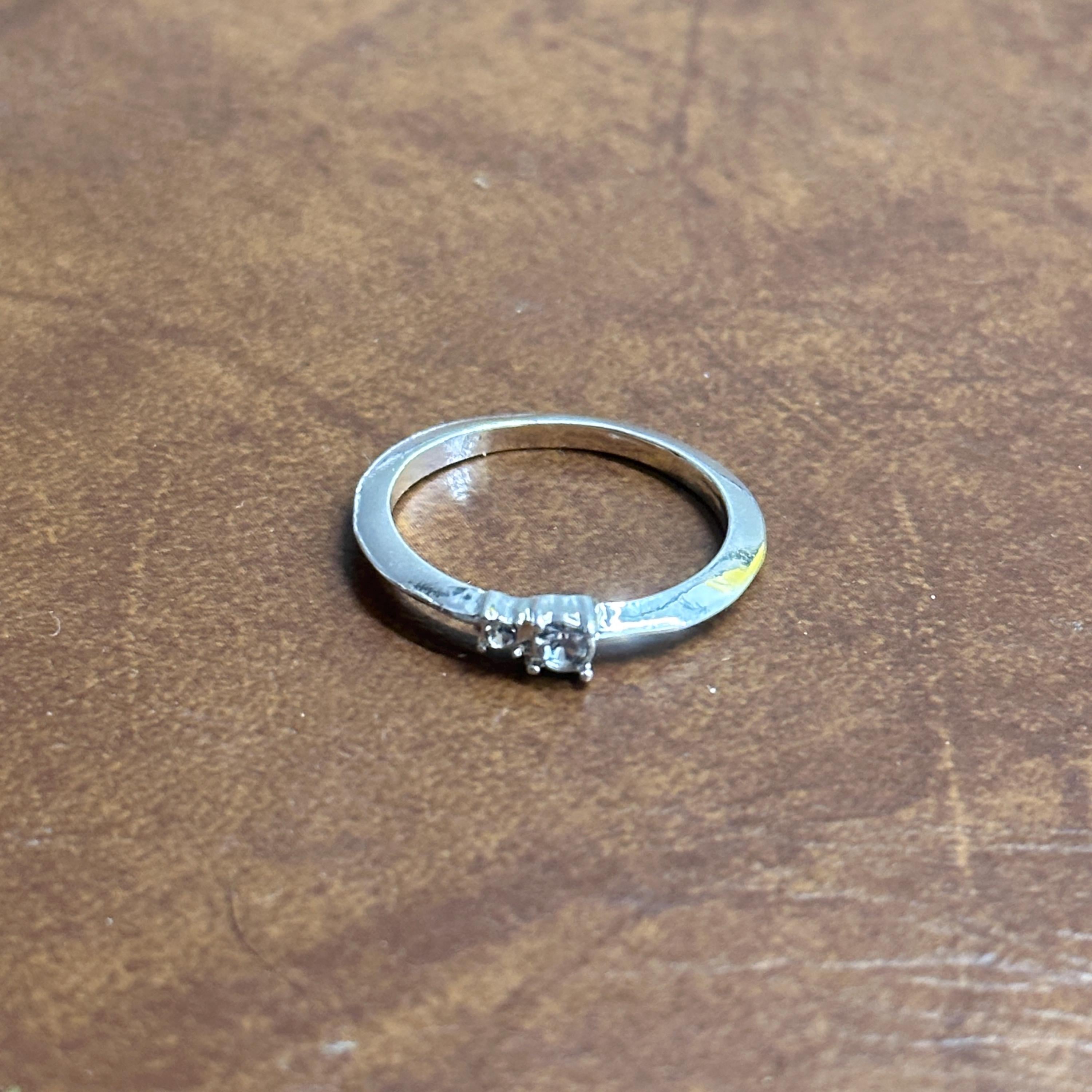 Vintage Stackable Signet Ring Collection Silver/Gold Tone Ring Bundle 4 Pieces - Size P