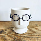Small Novelty Wizard Glasses Planter/Vase Unique Homeware Gift 10cm