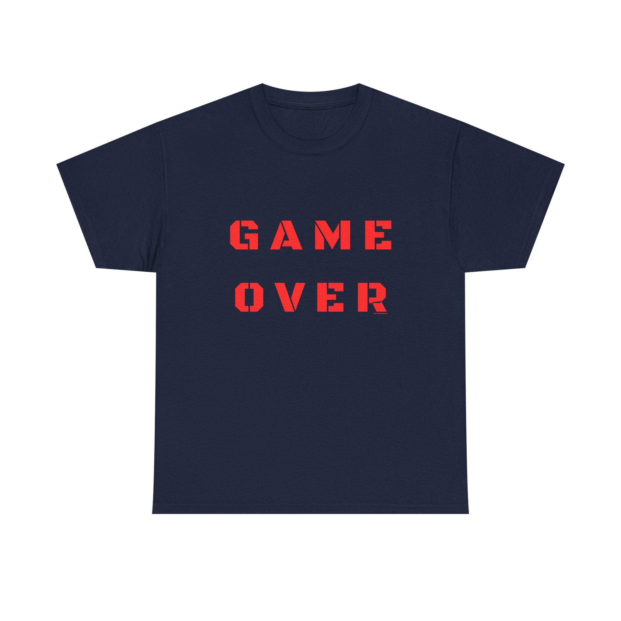 Game Over Printed T-Shirt 100% Cotton Novelty Gamer Tee Gift