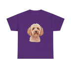 Light Cockapoo Printed T-Shirt 100% Cotton Novelty Cute Dog Tee Gift