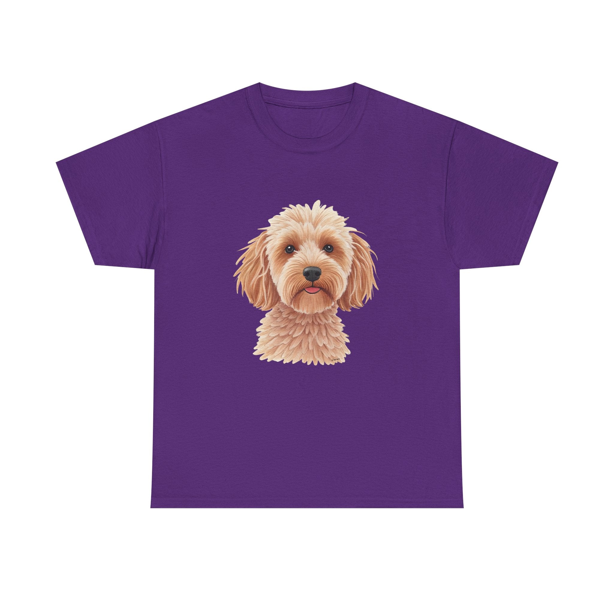 Light Cockapoo Printed T-Shirt 100% Cotton Novelty Cute Dog Tee Gift