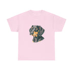 Dachsund Sausage Dog Printed T-Shirt 100% Cotton Novelty Cute Dog Tee Gift