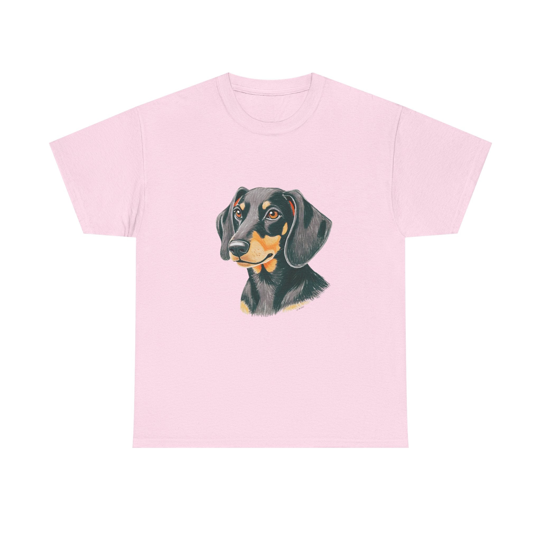 Dachsund Sausage Dog Printed T-Shirt 100% Cotton Novelty Cute Dog Tee Gift