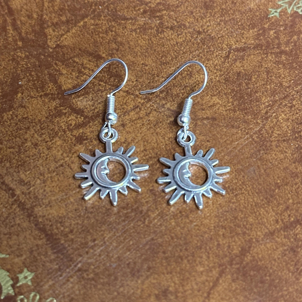 Handmade Lucky Charm Drop Earrings Silver Tone Dangle Earrings Various