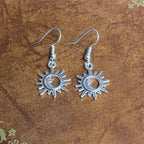 Handmade Lucky Charm Drop Earrings Silver Tone Dangle Earrings Various