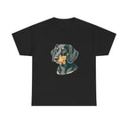 Dachsund Sausage Dog Printed T-Shirt 100% Cotton Novelty Cute Dog Tee Gift
