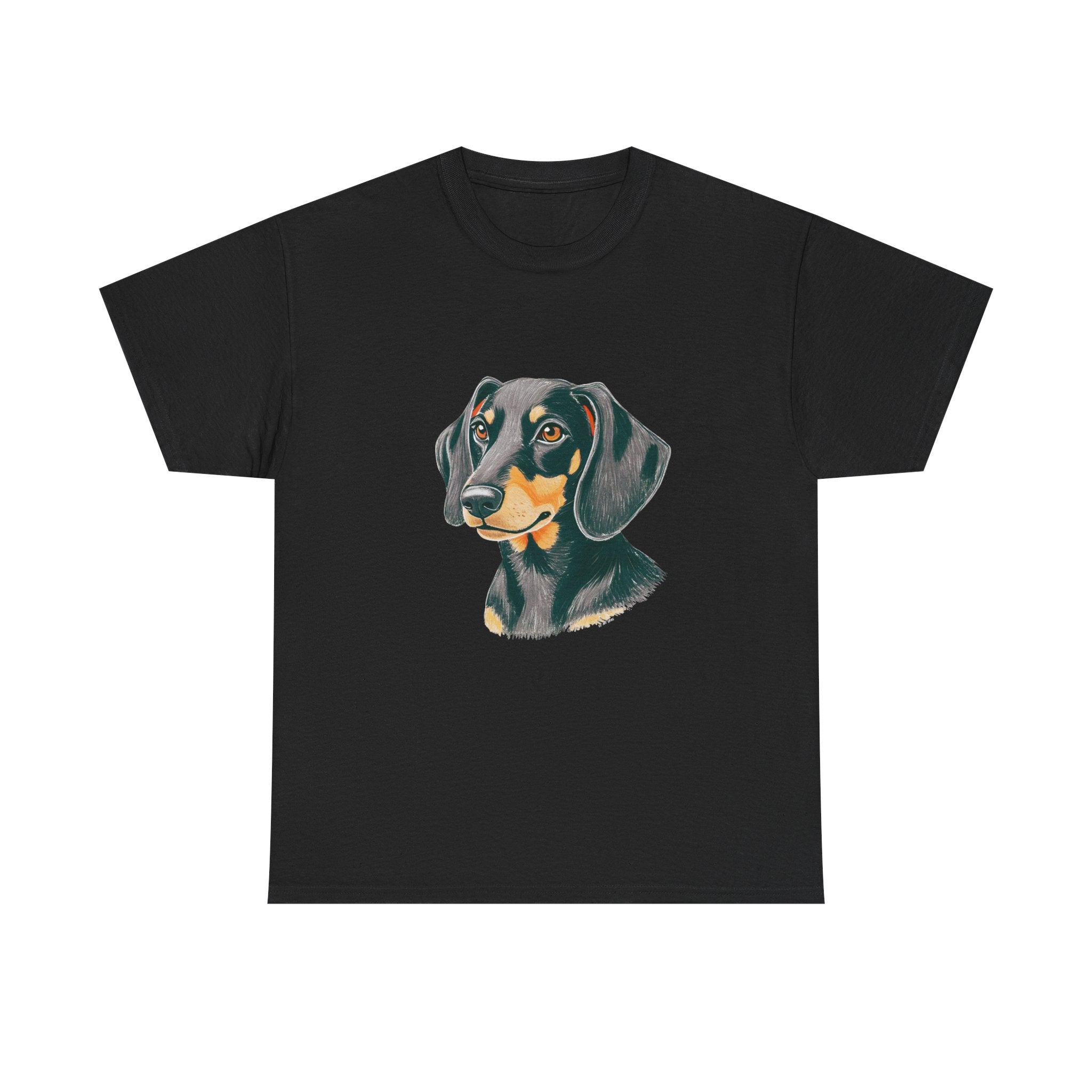 Dachsund Sausage Dog Printed T-Shirt 100% Cotton Novelty Cute Dog Tee Gift