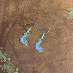 Handmade Space Astral Themed Drop Earrings Silver Tone Charm Dangle Earrings Various
