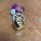 Vintage Costume Ring Bundle Silver/Gold Tone Ring Collection 4 Pieces Size Q 1/2 - R