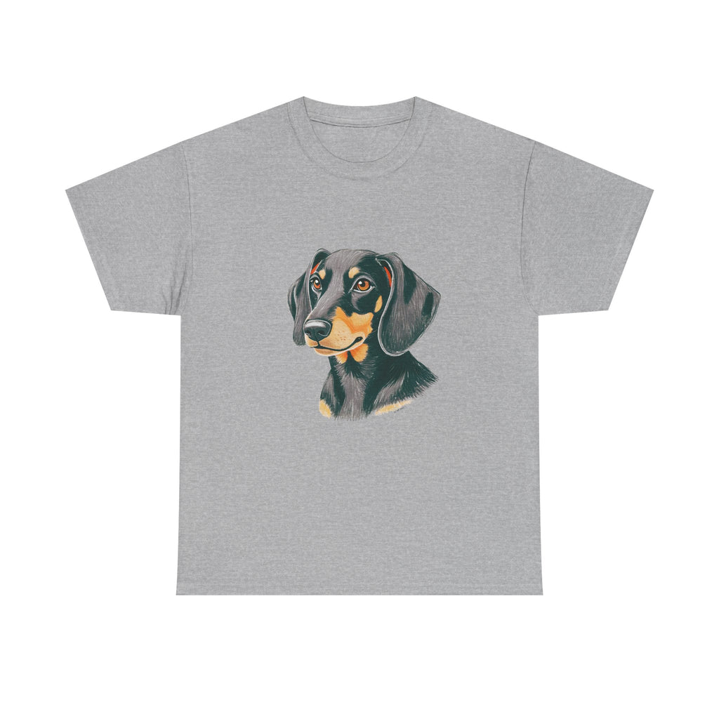 Dachsund Sausage Dog Printed T-Shirt 100% Cotton Novelty Cute Dog Tee Gift