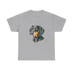 Dachsund Sausage Dog Printed T-Shirt 100% Cotton Novelty Cute Dog Tee Gift