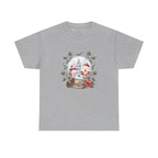 Christmas Snow Globe Printed T-Shirt 100% Cotton Novelty Santa Snowman Xmas Tee Gift