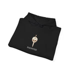 Haunted Skull & Dagger Printed Hoodie Unisex Hooded Sweatshirt Creepy Halloween Clothing Goth Gift