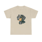 Dachsund Sausage Dog Printed T-Shirt 100% Cotton Novelty Cute Dog Tee Gift