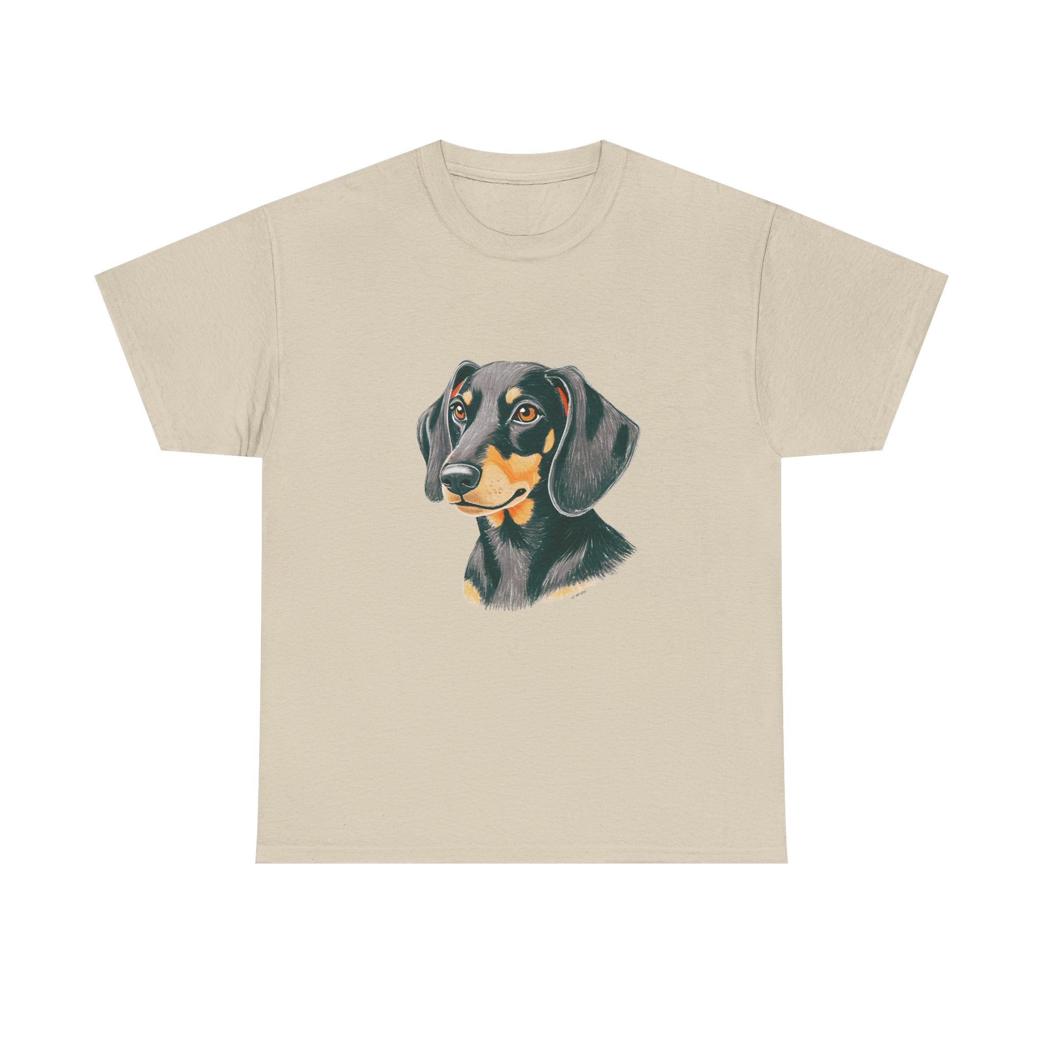 Dachsund Sausage Dog Printed T-Shirt 100% Cotton Novelty Cute Dog Tee Gift