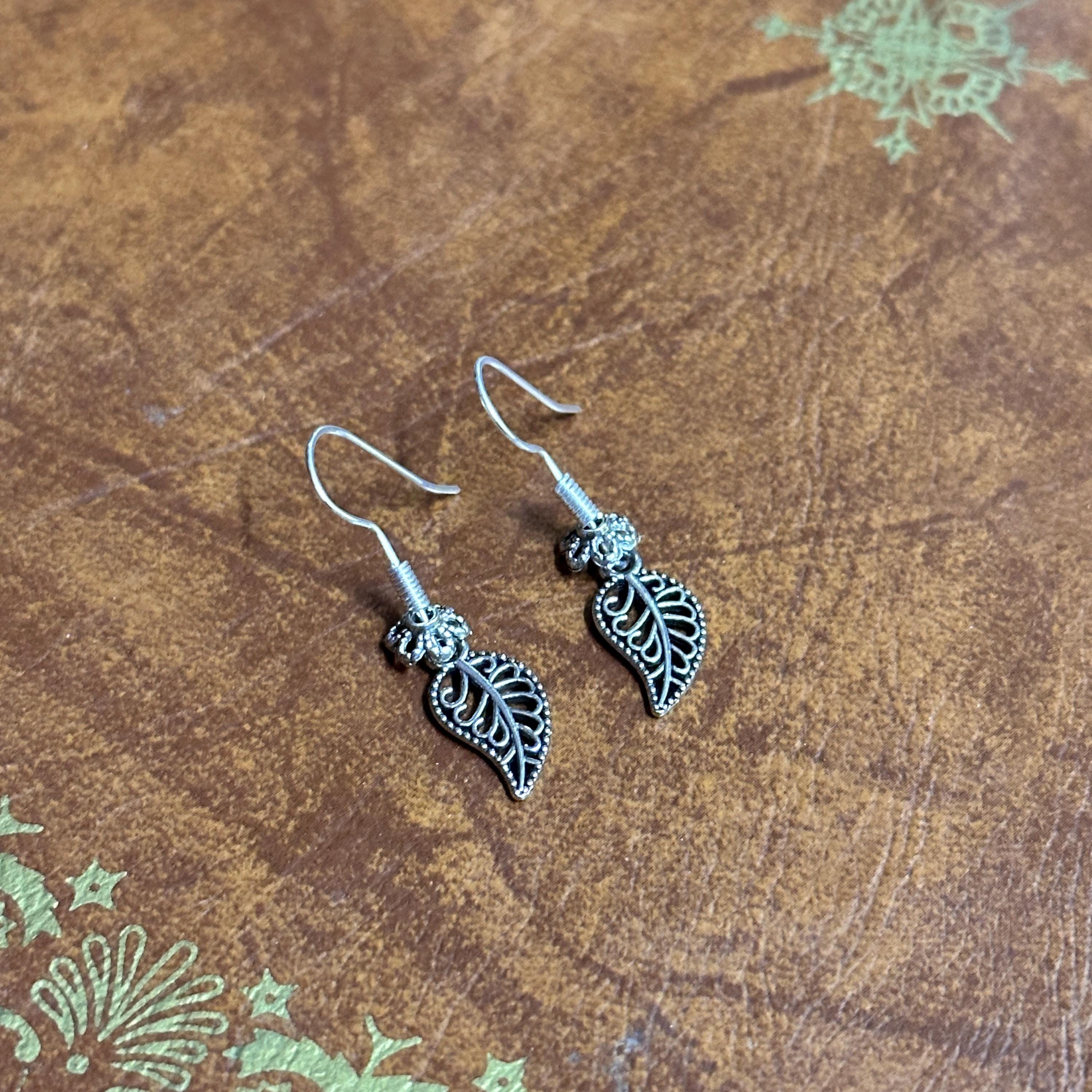 Handmade Lucky Charm Drop Earrings Silver Tone Dangle Earrings Various