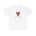 Memento Mori Devil Printed T-Shirt 100% Cotton Halloween Scary Satan Tee Gift