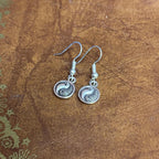 Handmade Oriental Themed Drop Earrings Silver Tone Charm Dangle Earrings Various