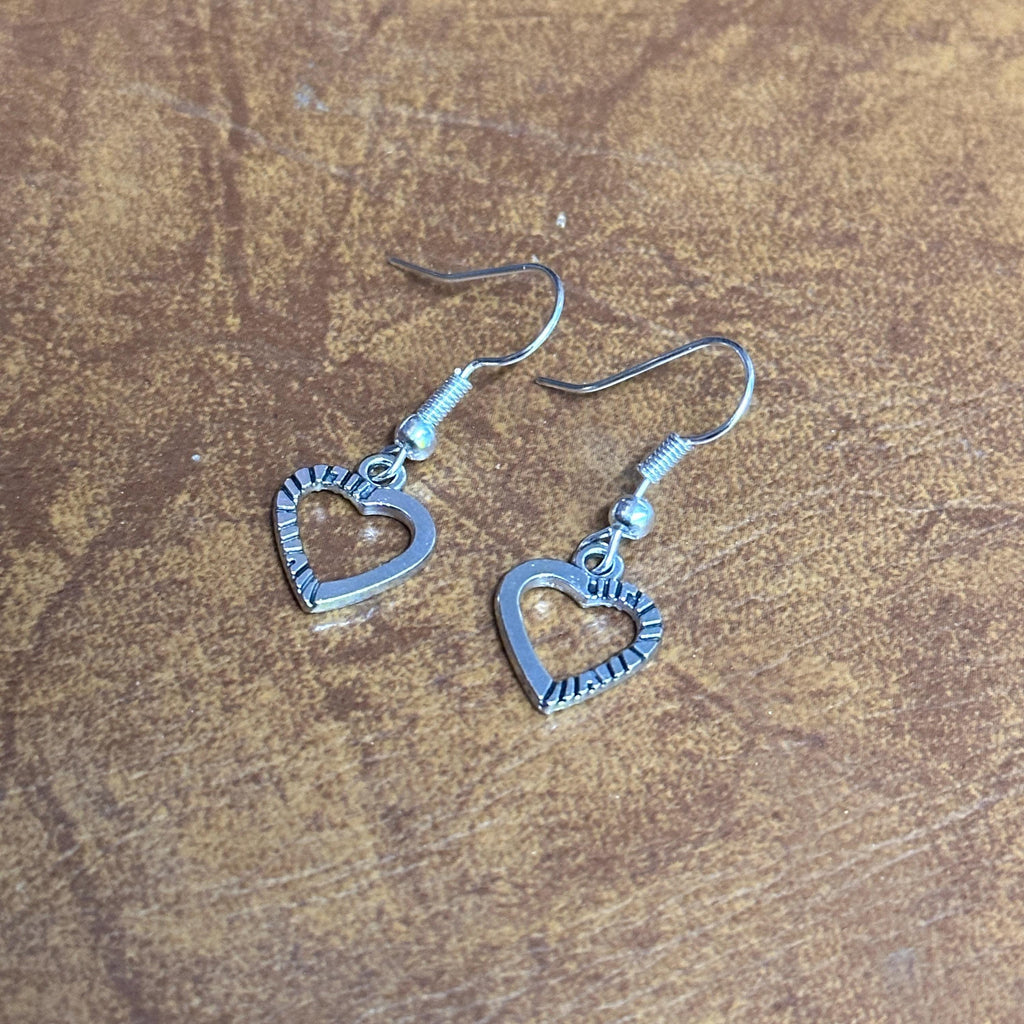 Handmade Lucky Charm Drop Earrings Silver Tone Dangle Earrings Various